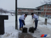 Aкција чишћења снега на прилазима Дому здравља